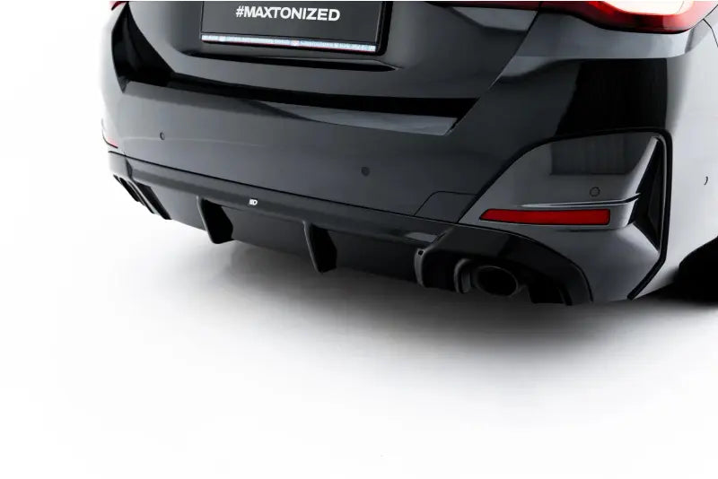 Maxton Design Heckdiffusor für BMW 4er M-Paket Gran Coupe G26 Hochglanz schwarz – Ansicht 3