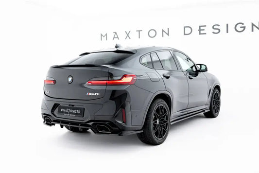 Maxton Design Heckdiffusor V.2 für BMW X4 M-Paket G02 Facelift (2021-) Hochglanz schwarz – Ansicht 1