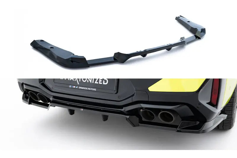 Maxton Design Heckdiffusor für BMW X4M F98 Facelift (2021-) Hochglanz schwarz – Ansicht 2