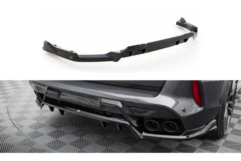 Maxton Design Heckdiffusor für BMW X5 M F95 / F95 Facelift Hochglanz schwarz – Ansicht 2