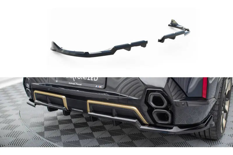 Maxton Design Heckdiffusor für BMW XM G09 Hochglanz schwarz – Ansicht 2