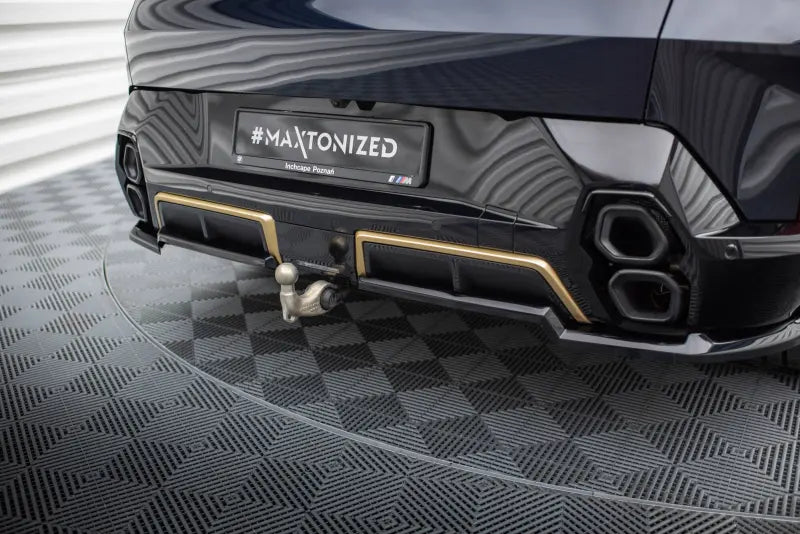 Maxton Design Heckdiffusor für BMW XM G09 Hochglanz schwarz – Ansicht 3