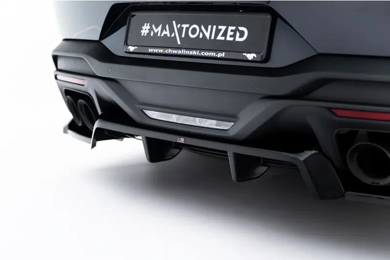 Maxton Design Heckdiffusor für Ford Mustang Dark Horse Mk7 Hochglanz schwarz – Ansicht 1