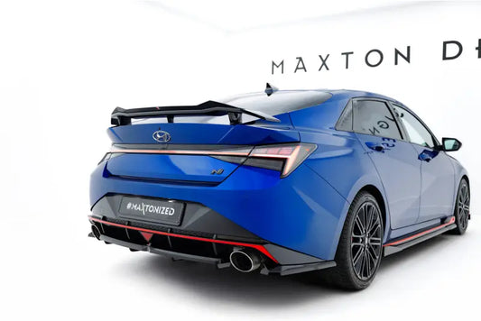 Maxton Design Heckdiffusor für Hyundai Elantra N Mk7 Hochglanz schwarz – Ansicht 1