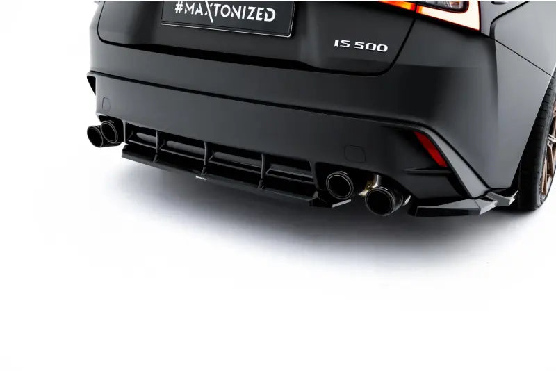 Maxton Design Heckdiffusor für Lexus IS 500 Mk3 Facelift 2 (XE30) (2020-) Hochglanz schwarz – Ansicht 3