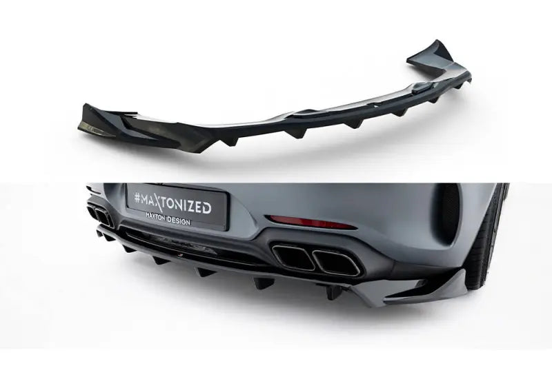 Maxton Design Heckdiffusor für Mercedes-AMG GT C C190 Facelift (2017-2023) Hochglanz schwarz – Ansicht 2