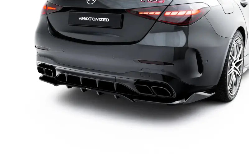 Maxton Design Heckdiffusor für Mercedes-AMG C63 Limousine / Kombi W206 / S206 Hochglanz schwarz – Ansicht 2