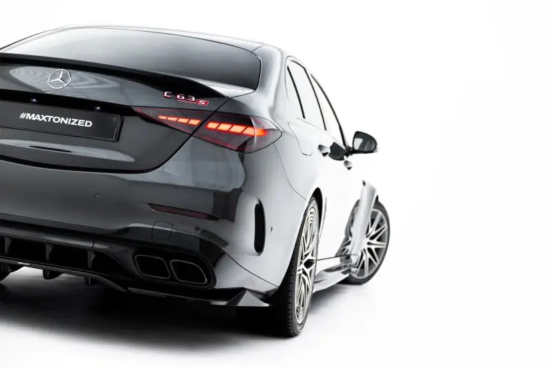 Maxton Design Heckdiffusor für Mercedes-AMG C63 Limousine / Kombi W206 / S206 Hochglanz schwarz – Ansicht 4