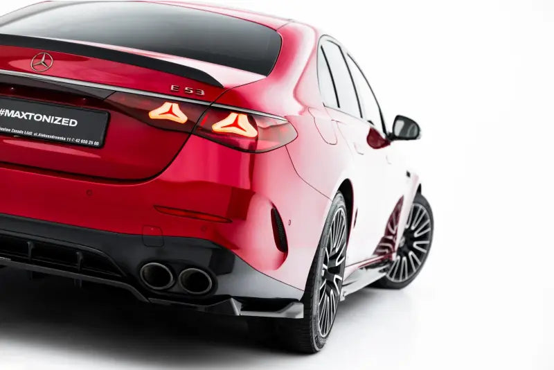 Maxton Design Heckdiffusor für Mercedes-AMG E53 Limousine / Kombi W214 Hochglanz schwarz – Ansicht 3