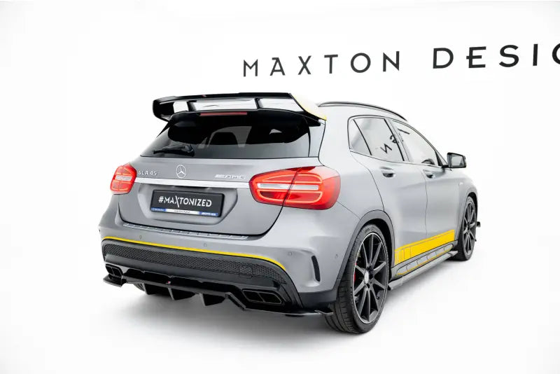 Maxton Design Heckdiffusor V.2 für Mercedes-Benz GLA 45 AMG X156 Hochglanz schwarz – Ansicht 1