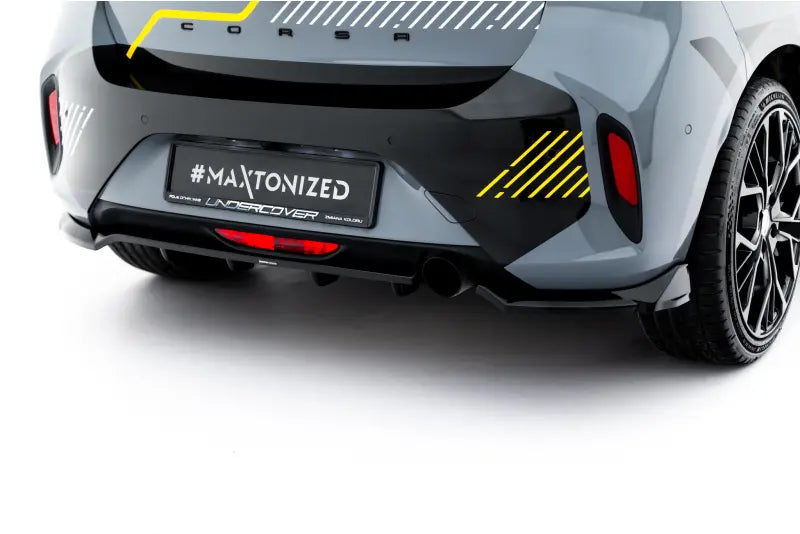 Maxton Design Heckdiffusor für Opel Corsa F Facelift (Mk6 Facelift) (2023-) Hochglanz schwarz – Ansicht 3