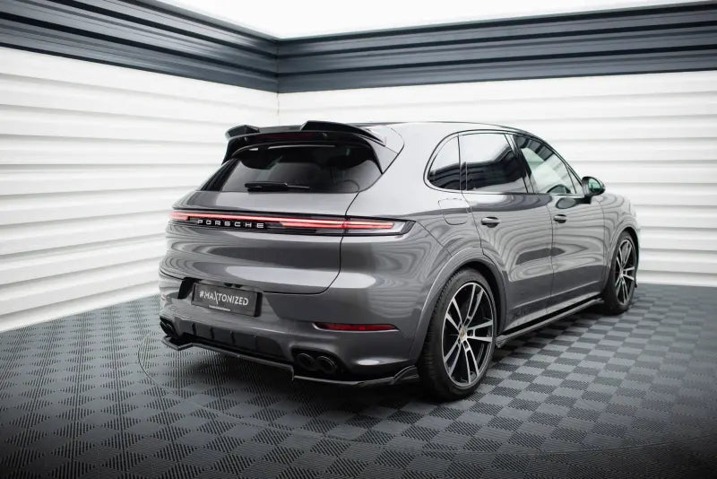 Maxton Design Heckdiffusor für Porsche Cayenne Sport Design / Turbo SUV / Coupe Mk3 Facelift (2023-) Hochglanz schwarz – Ansicht 4