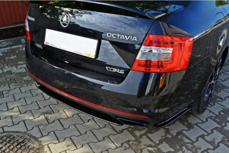 Maxton Design Heckdiffusor für Skoda Octavia III RS Hochglanz schwarz – Ansicht 1