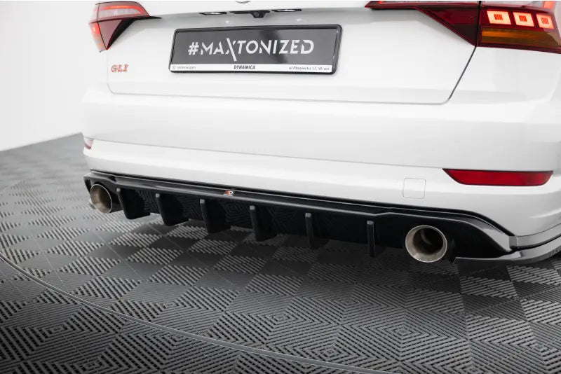 Maxton Design Heckdiffusor für VW Jetta GLI Mk7 Hochglanz schwarz – Ansicht 1