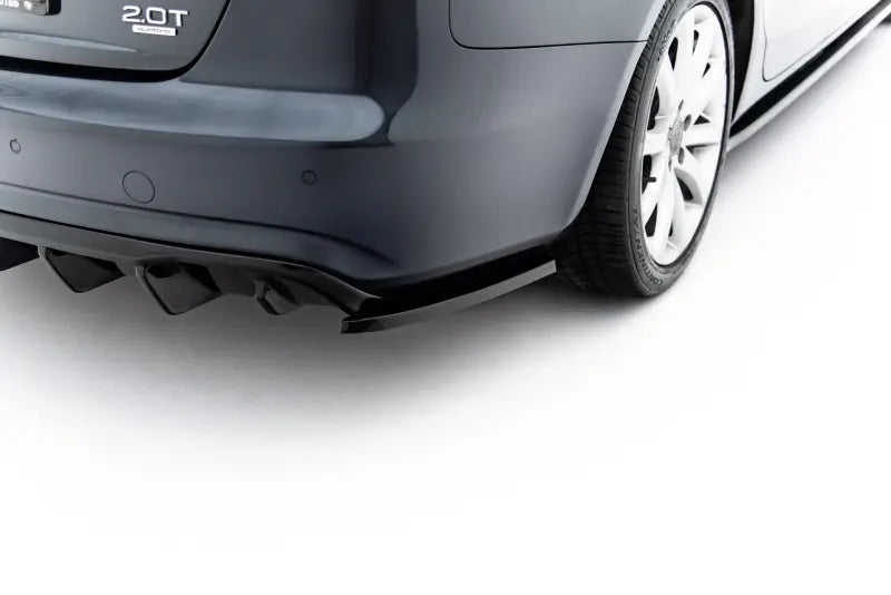 Maxton Design Diffusor Flaps V.1 für Audi A4 Limousine / Avant B8 Facelift (2011-2015) Hochglanz schwarz – Ansicht 3