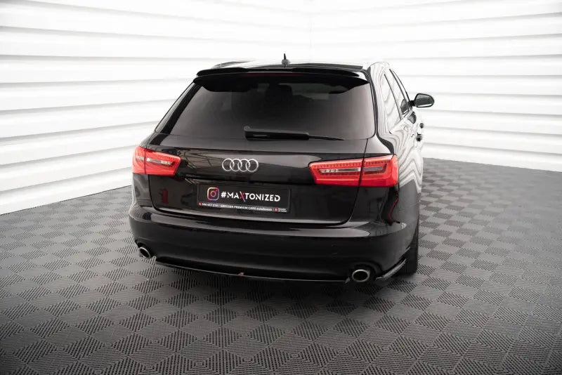 Maxton Design Diffusor Flaps V.2 für Audi A6 Avant / Limousine C7 Hochglanz schwarz – Ansicht 3