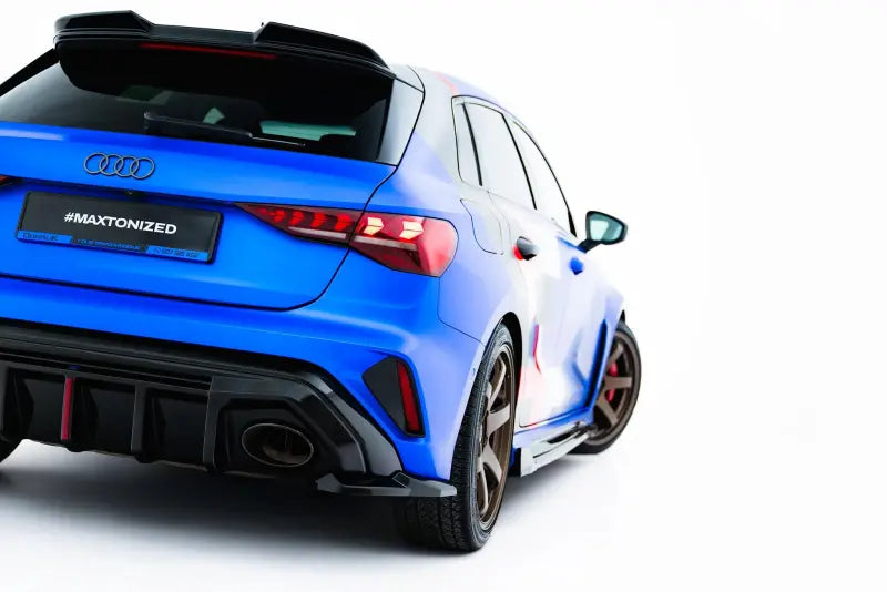 Maxton Design Diffusor Flaps V.1 für Audi RS3 Sportback 8Y Facelift (2024-) Hochglanz schwarz – Ansicht 2