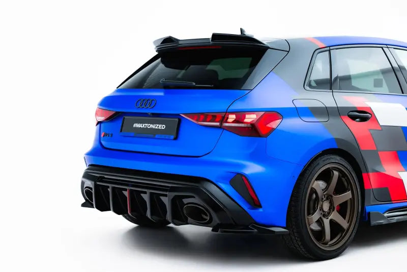 Maxton Design Diffusor Flaps V.1 für Audi RS3 Sportback 8Y Facelift (2024-) Hochglanz schwarz – Ansicht 3