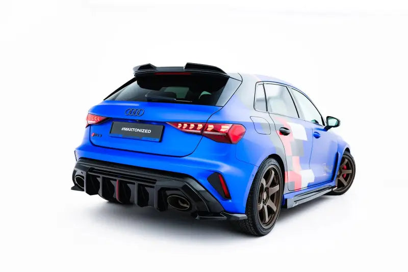 Maxton Design Diffusor Flaps V.1 für Audi RS3 Sportback 8Y Facelift (2024-) Hochglanz schwarz – Ansicht 4