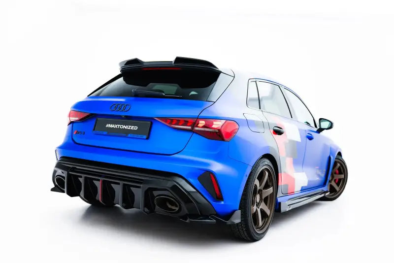 Maxton Design Diffusor Flaps V.2 für Audi RS3 Sportback 8Y Facelift (2024-) Hochglanz schwarz – Ansicht 1