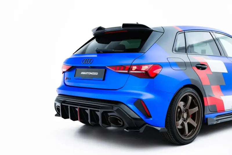 Maxton Design Diffusor Flaps V.3 für Audi RS3 Sportback 8Y Facelift (2024-) Hochglanz schwarz – Ansicht 1