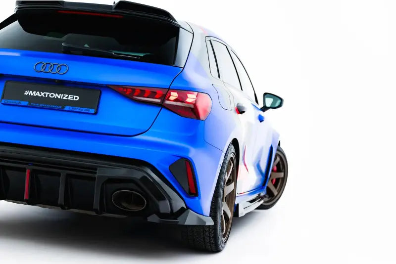 Maxton Design Diffusor Flaps V.3 für Audi RS3 Sportback 8Y Facelift (2024-) Hochglanz schwarz – Ansicht 2