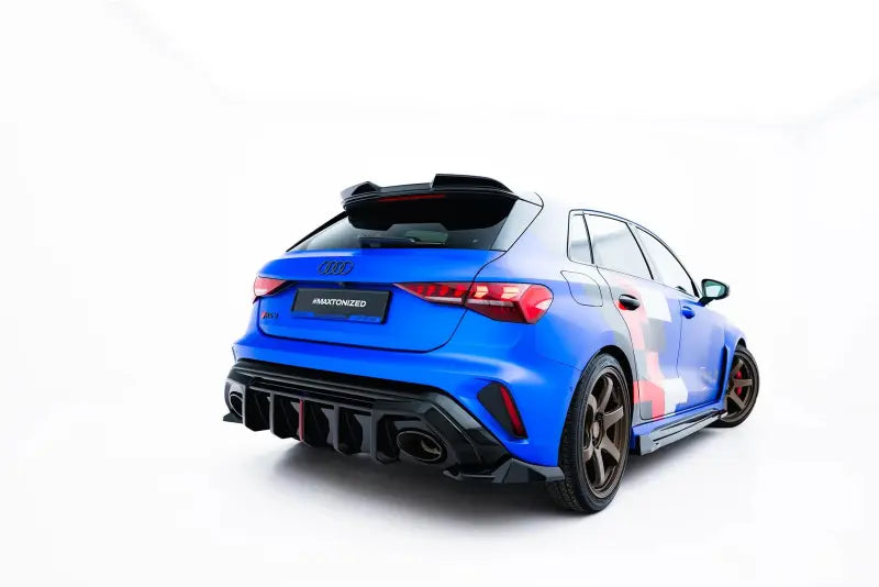 Maxton Design Diffusor Flaps V.3 für Audi RS3 Sportback 8Y Facelift (2024-) Hochglanz schwarz – Ansicht 3