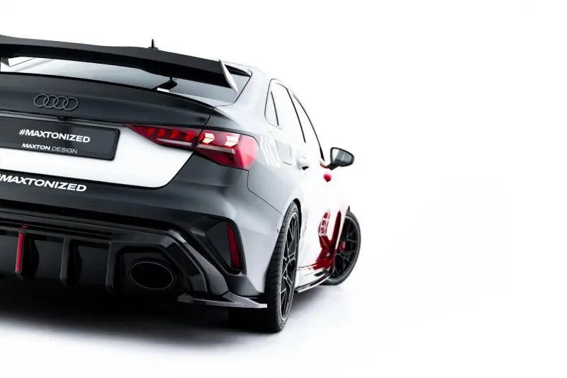 Maxton Design Diffusor Flaps V.1 für Audi RS3 Limousine 8Y Facelift (2024-) Hochglanz schwarz – Ansicht 2