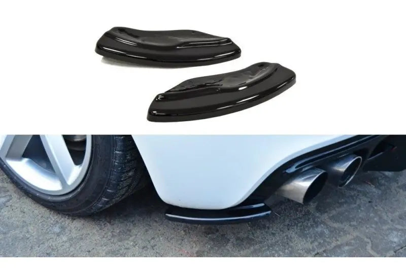 Maxton Design Diffusor Flaps V.1 für Audi TT MK2 RS Hochglanz schwarz – Ansicht 1