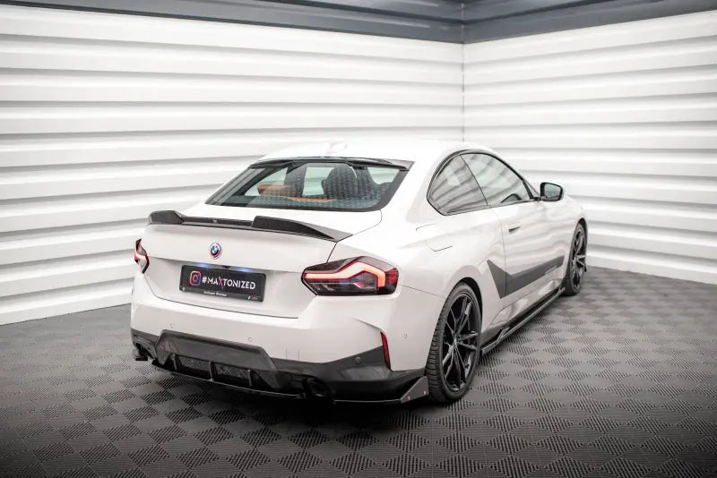 Maxton Design Diffusor Flaps mit Flaps V.2 für BMW 2 Coupe M-Paket G42 Hochglanz schwarz – Ansicht 1