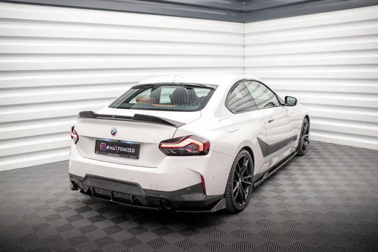Maxton Design Diffusor Flaps mit Flaps V.2 für BMW 2 Coupe M-Paket G42 Hochglanz schwarz – Ansicht 1