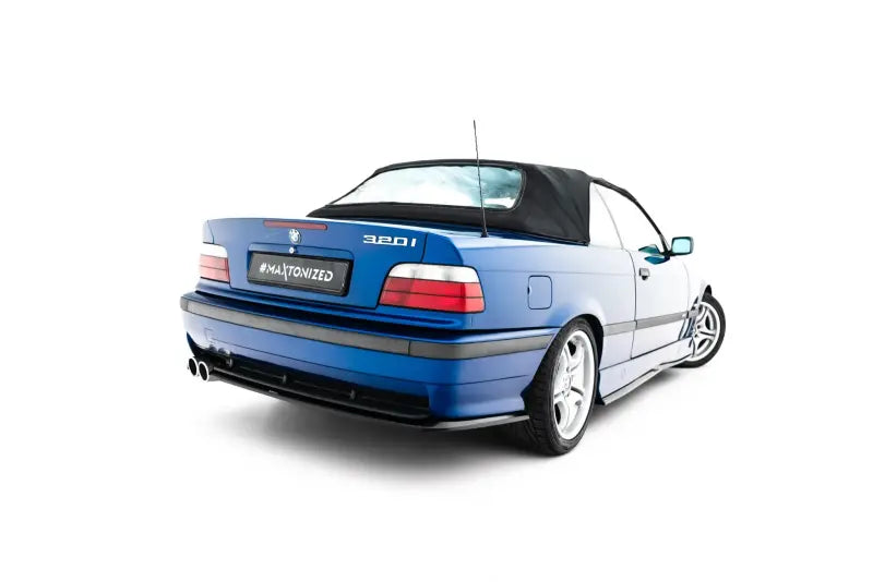Maxton Design Diffusor Flaps V.1 für BMW M3 / 3 M-Paket Coupe / Cabrio E36 Hochglanz schwarz – Ansicht 1