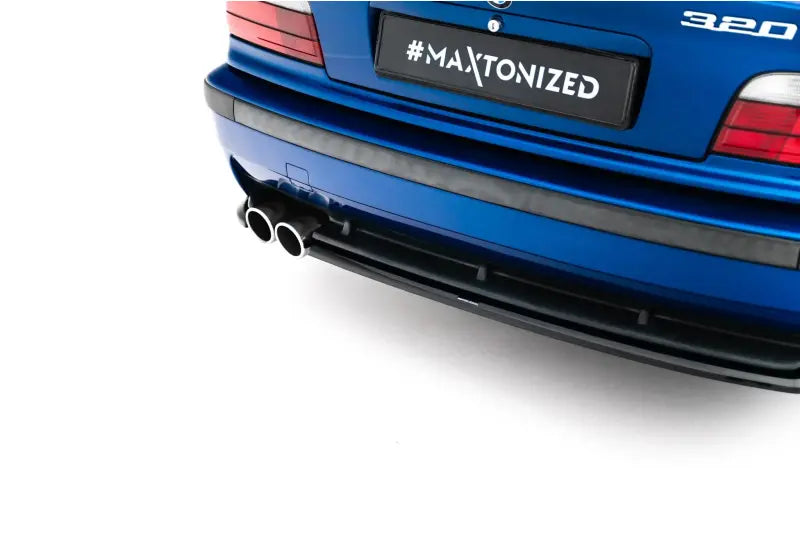 Maxton Design Diffusor Flaps V.1 für BMW M3 / 3 M-Paket Coupe / Cabrio E36 Hochglanz schwarz – Ansicht 3
