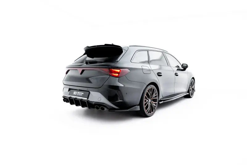 Maxton Design Diffusor Flaps V.3 für Cupra Leon ST Mk1 Facelift (2024-) Hochglanz schwarz – Ansicht 3