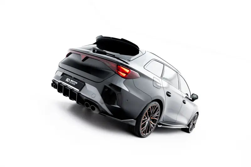 Maxton Design Diffusor Flaps V.3 für Cupra Leon ST Mk1 Facelift (2024-) Hochglanz schwarz – Ansicht 4