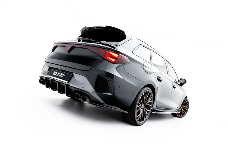 Maxton Design Diffusor Flaps V.4 für Cupra Leon ST Mk1 Facelift (2024-) Hochglanz schwarz – Ansicht 4