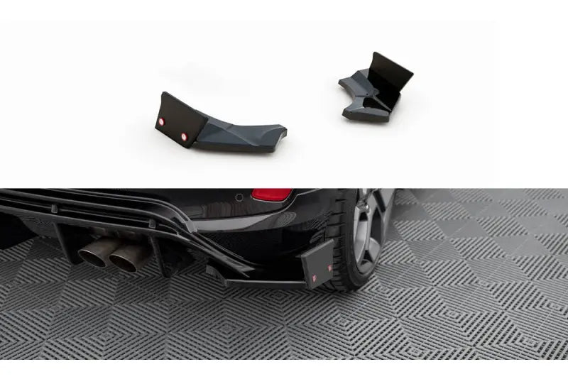 Maxton Design Diffusor Flaps mit Flaps V.4 für Ford Fiesta ST Mk8 / Mk8 Facelift (2018-2024) Hochglanz schwarz – Ansicht 2