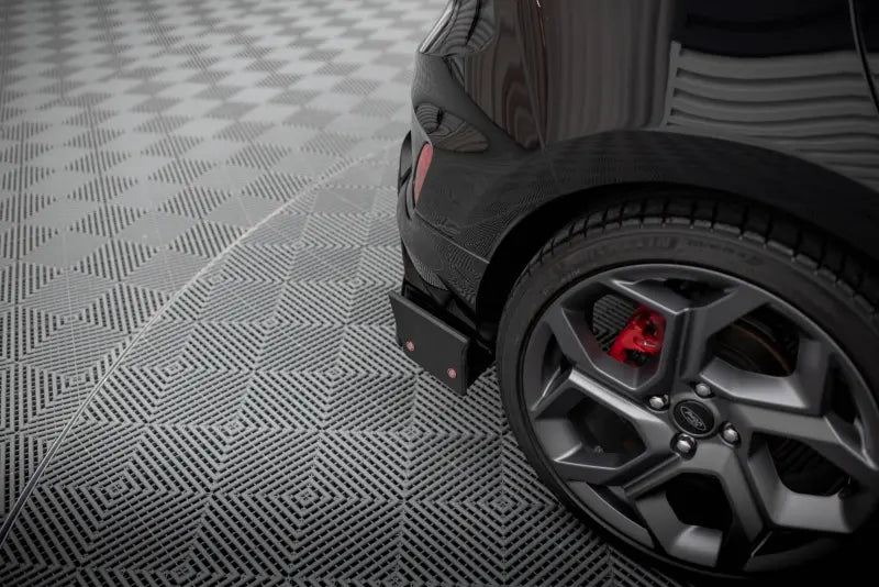 Maxton Design Diffusor Flaps mit Flaps V.4 für Ford Fiesta ST Mk8 / Mk8 Facelift (2018-2024) Hochglanz schwarz – Ansicht 4