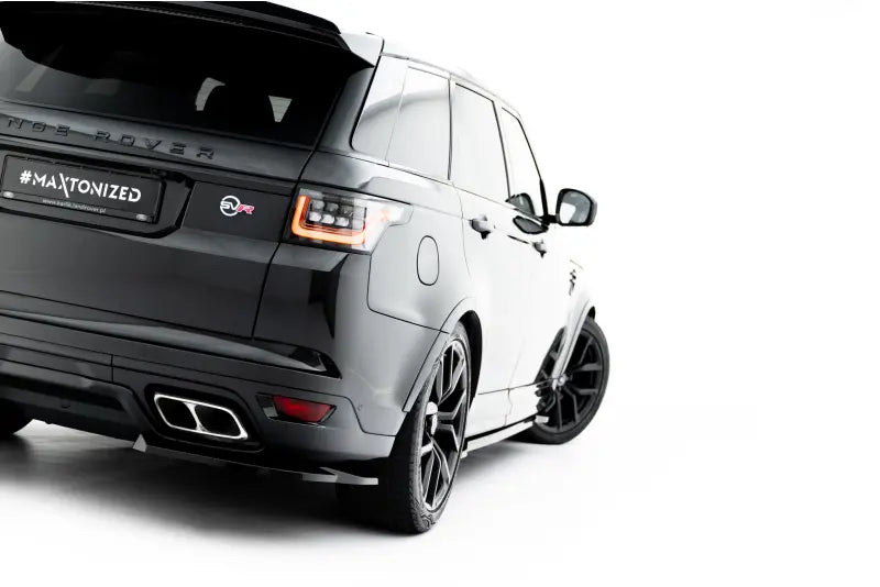 Maxton Design Diffusor Flaps V.1 für Land Rover Range Rover SVR Mk2 Facelift (2018-2022) Hochglanz schwarz – Ansicht 2