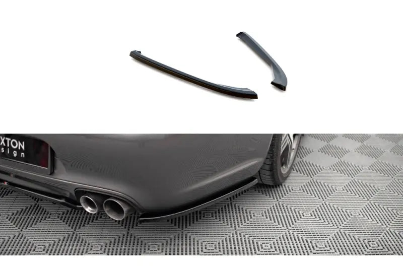 Maxton Design Diffusor Flaps V.1 für Porsche 911 Carrera / Carrera GTS 997 Facelift (2009-2011) Hochglanz schwarz – Ansicht 2