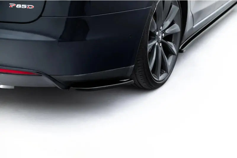 Maxton Design Diffusor Flaps V.1 für Tesla Model S Mk1 Hochglanz schwarz – Ansicht 2