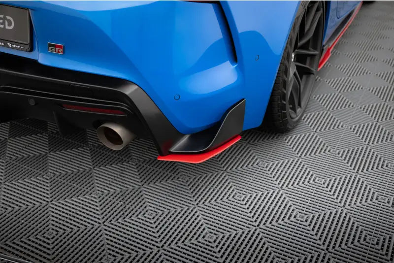 Maxton Design Diffusor Flaps V.2 für Toyota Supra Mk5 Hochglanz rot – Ansicht 3