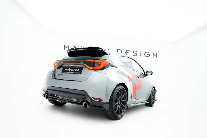 Maxton Design Diffusor Flaps mit Flaps V.1 für Toyota GR Yaris Mk4 Facelift (2024-) Hochglanz schwarz – Ansicht 3