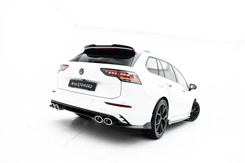 Maxton Design Diffusor Flaps V.1 für VW Golf R Variant Mk8 / Mk8 Facelift (2020-) Hochglanz schwarz – Ansicht 1