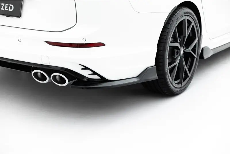 Maxton Design Diffusor Flaps V.1 für VW Golf R Variant Mk8 / Mk8 Facelift (2020-) Hochglanz schwarz – Ansicht 4