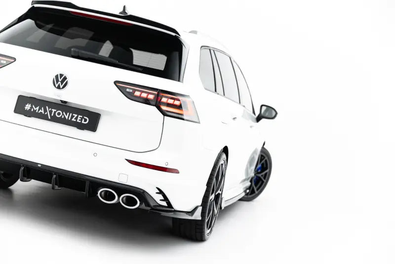 Maxton Design Diffusor Flaps V.2 für VW Golf R Variant Mk8 / Mk8 Facelift (2020-) Hochglanz schwarz – Ansicht 2