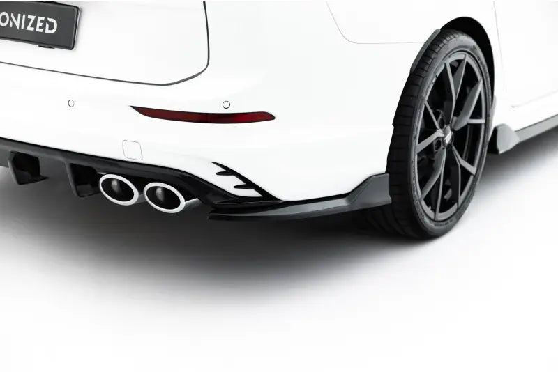 Maxton Design Diffusor Flaps V.2 für VW Golf R Variant Mk8 / Mk8 Facelift (2020-) Hochglanz schwarz – Ansicht 3