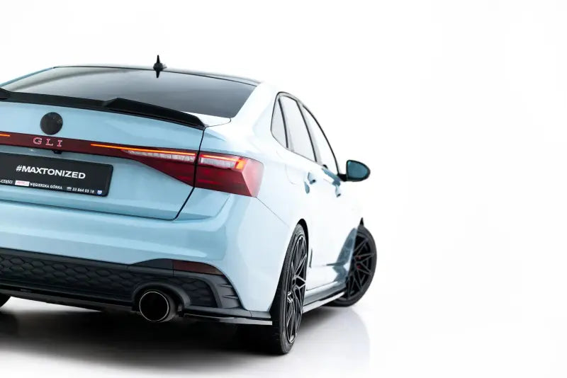 Maxton Design Diffusor Flaps V.1 für VW Jetta GLI Mk7 Facelift 2 (2024-) Hochglanz schwarz – Ansicht 1