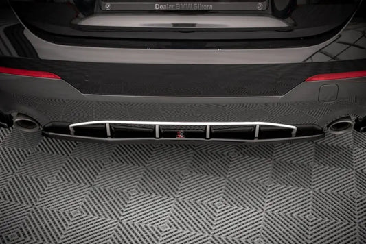 B-Ware Maxton Design Heckdiffusor für BMW 4er G22 M Paket Hochglanz schwarz – Ansicht 1