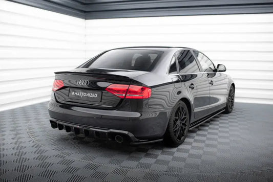 B-Ware Maxton Design Heckdiffusor V.2 für Audi A4 B8 Hochglanz Schwarz – Ansicht 1